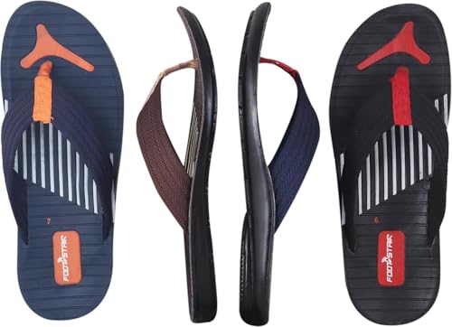 Image of Stylish Men Flip-Flop Slipper | Slippers for Mens | Lightweight & Comfortable Indoor /Outdoor Slipper
