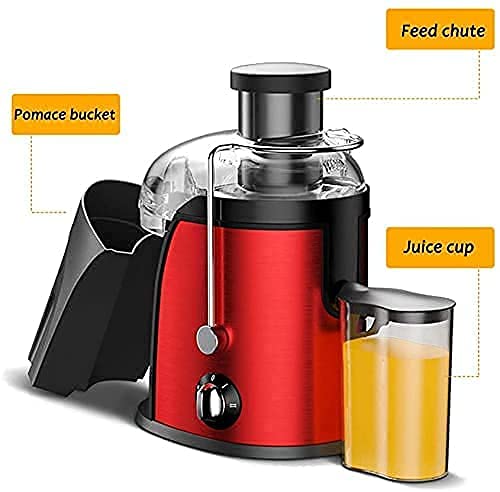 ERoomQ Juicer Machines,Whole Fruit and Vegetable Juicer Easy Clean, Stainless Steel Juicer Machine with Wide Mouth Dual Speed Mode