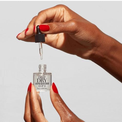 O.P.I Drip Dry Nail Lacquer Drying Drops | 9 ml | Top Coat, Nail Polish Quick Dry Liquid | Touch Ready Nails in 60 seconds | With Jojoba & Vitamin E - Image 4