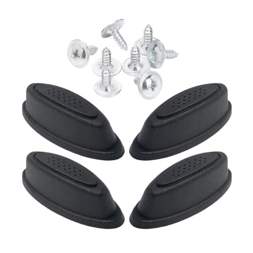 Ronyme Support latéral inférieur de Bagage, Pieds de Valise, Coussinet de Pied de Remplacement Premium, Support de Goujon inférieur de Bagage pour Toutes Les