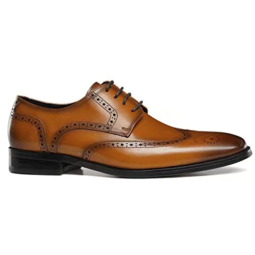 GIFENNSE Men's Oxford Shoes | Mens Dress Shoes | Mens Formal Shoes | Lace Up Dress Shoes3