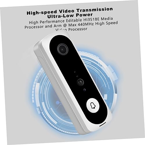 Hemobllo 2 Unidades Campainha visual com olho mágico campainha eletrônica olho de gato câmera de olh