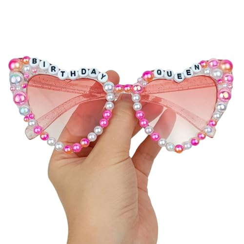 Birthday Glasses for Women，Birthday Queen Sunglasses for Happy Birthday Party Gifts2
