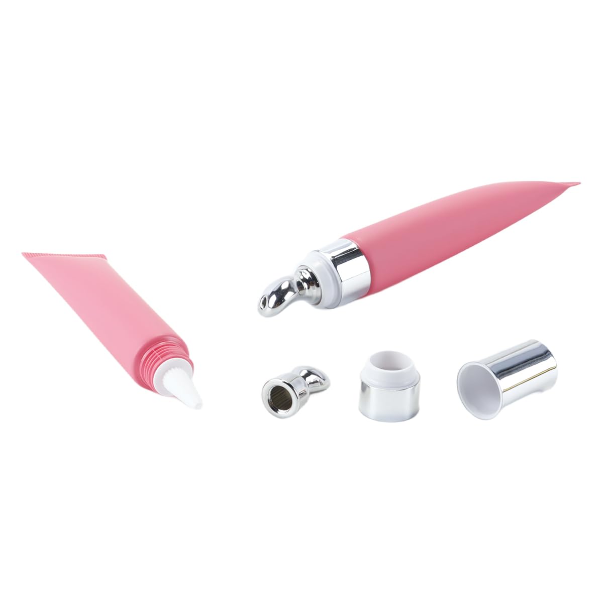 Confezione da 2 tubetti da 15 ml – Contenitori ricaricabili e a prova di perdite per crema per gli occhi, oli essenziali e articoli da toeletta da viaggio