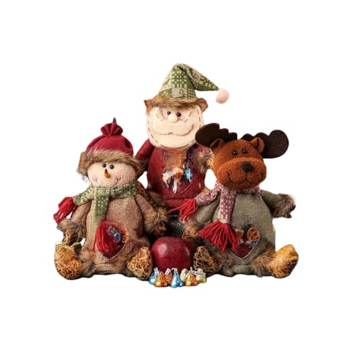Sac cadeau de Noël grand format pour emballer vos chocolats de fête