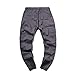 Pantalones de Trabajo Hombre Pantalon Chandal Running Elásticos Pantalones con Bolsillos Laterales...