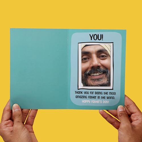 Image of Oye Happy - Father's Day Cards - Father's Day Gift - Gift for Dad (Mirror Card for Dad)