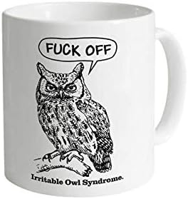 Generic Irritable Owl Syndrome - Funny Rude Gift Ceramic Coffee Mug 11oz White