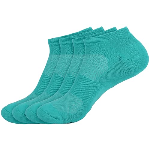 Image of BambooMN Men and Women's Rayon from Bamboo Low Cut Ankle Socks for Sports, Work and Everyday Wear - 4 Pairs - Unisex Sizing