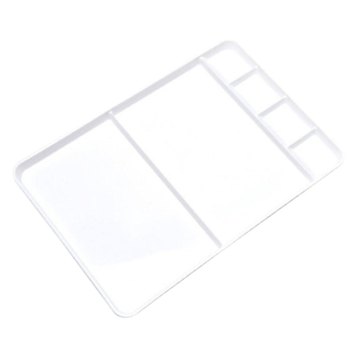 Palette Plastique Multi-Fonction Compartiments pour Peinture Aquarelle et Pastel Plateau Léger et Compact pour Artistes et Bricolage