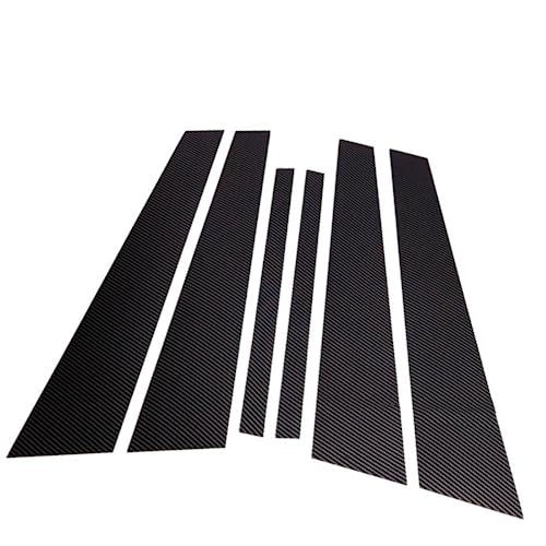 Tiras de marco central para Geely Monjaro KX11 2021-2023, vinilos negros de pilares BC