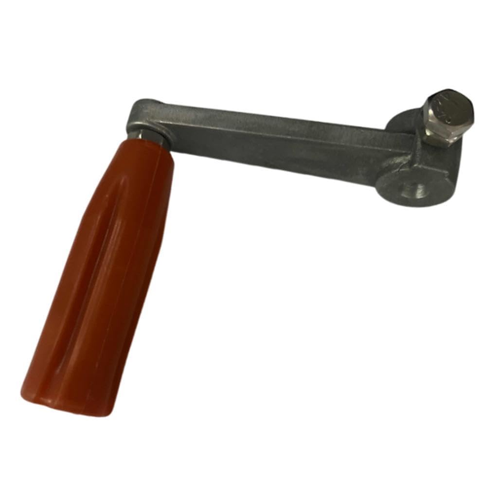 Ergonomischer Honigschleuder Griff Aus Aluminium mit Bequemer Handhabung Schnelle Installation Robustes Material für Und Honigernte, Lochdurchmesser 12