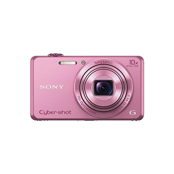 Sony DSC-WX220 Digitalkamera (18 Megapixel, 10-fach opt. Zoom, 6,8 cm (2,7 Zoll) LCD-Display, NFC, WiFi) pink