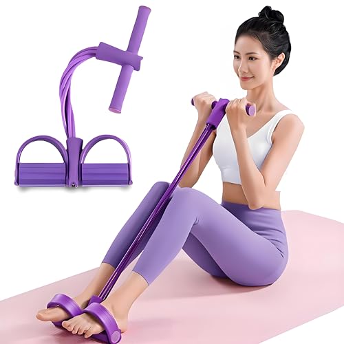 Multifunctional 6 Tube Elastic Yoga Resistance Bands for Waist Arm Leg Stretching