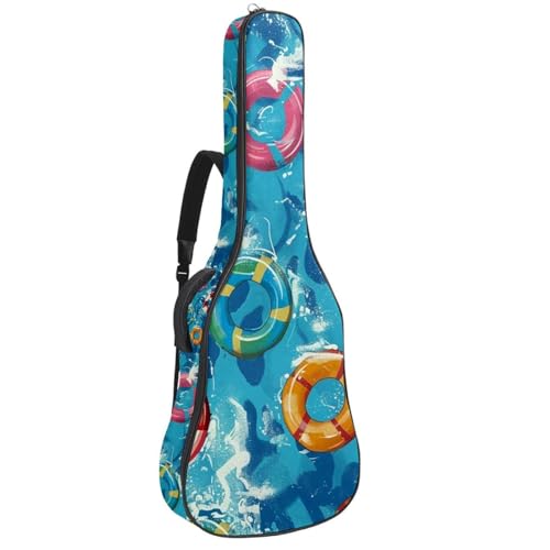 Sac à dos pour guitare acoustique étanche en tissu Oxford pour cours de musique et répétitions