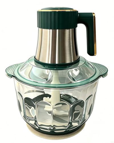 Aptovpvp 5L Electric Food Chopper and Meat Grinder, 500W Food Processor with 6 Blades and - image 1