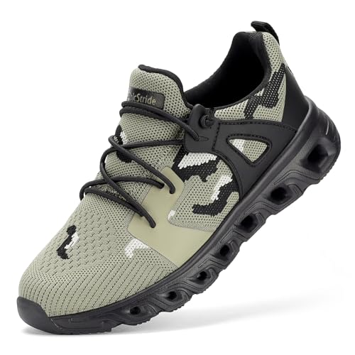 ChicStride Boys Girls Walking Shoes Kids Slip On Sneakers Tennis Running Athletic Shoes Camouflage Size 4