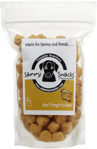 Sammy Snacks 029073 Cheddar Snacker Snacks For Dogs, 8-Ounce