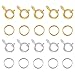 Nayyana 20 Stück Sterling Silber 925 Kettenverschluss Federverschlüsse, Federschnalle mit Offenen Biegeringe für Armbänder Halskette Verlängerungskette DIY Schmuckherstellung Sterling Silber günstig Kaufen-Nayyana 20 Stück Sterling Silber 925 Kettenverschluss Federverschlüsse, Federschnalle mit Offenen Biegeringe für Armbänder Halskette Verlängerungskette DIY Schmuckherstellung