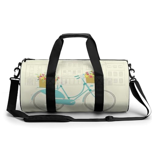 Sac de voyage bicyclette bleue pour vos randonnées et week-ends