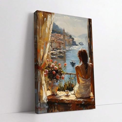 Décoration murale moderne avec relief d'huile sur toile