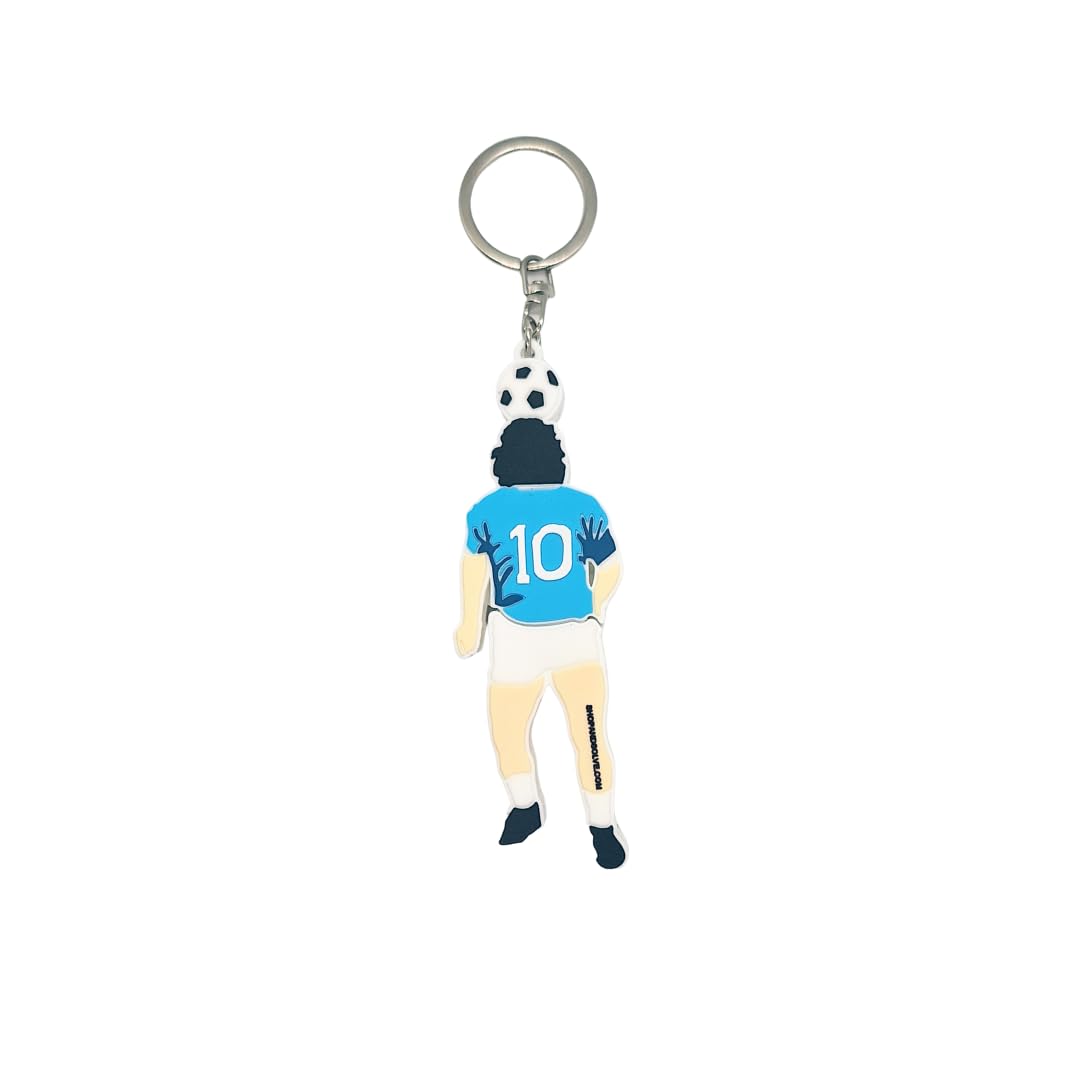 FOOTBALL USB - Portachiavi&Chiavetta USB Drive 3.0 con forma di Diego Marado gadget D10 da 64 Gb unità di memoria flash Pen Drive alta velocità idea regalo per tifosi napoletani(Pendrive&Portachiavi)