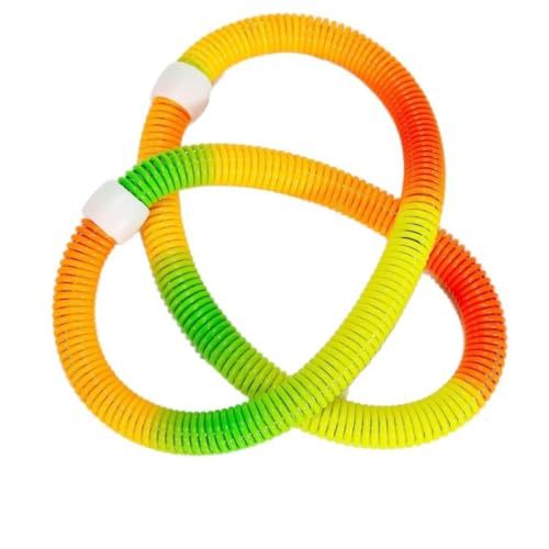 【Woxiro】 フラフープ フィットネスフープ 体操用品 トレーニング器具 PVC ソフトスプリングタイプ ウェイト付き ソフト 折りたたみ式 静音設計 多機能 有酸素運動 脂肪燃焼 ウエスト引き締め 室内 屋外兼用 大人 子供 男女兼用(2000g,カ