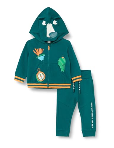 Tuc Tuc Conjunto 2 piezas felpa de niño color verde colección treking time