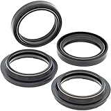 All Balls Racing 56-137 Fork & Dust Seal Kit Compatible with/Replacement for Honda Kawasaki Suzuki Yamaha