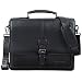 STILORD 'Francis' Porte-Documents Homme Cuir pour DIN A4 Serviette en Cuir de Boeuf Véritable, Couleur:Noir