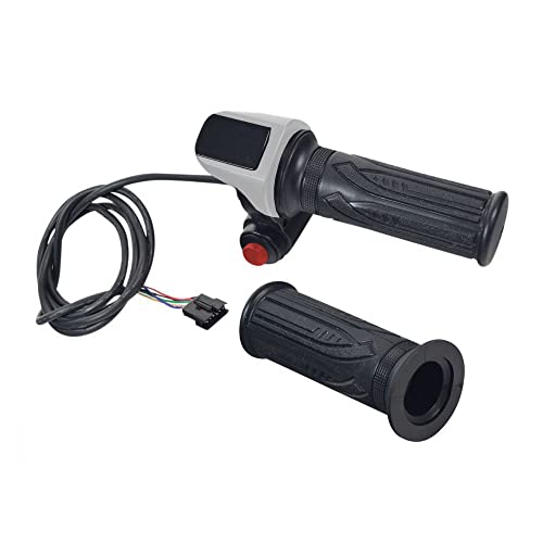 AlveyTech Juego de acelerador y agarre de mano de 6 hilos para bicicleta eléctrica plegable Jetson Bolt Cover