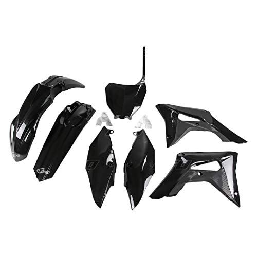 Kit plastique UFO noir Honda CRF 250R résout les carénages cassés