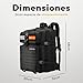 Imagen de JUPPLIES Mochila Tactica Militar 45L Impermeable Oxford 600D IPX5 con Sistema MOLLE y Cremalleras Reforzadas