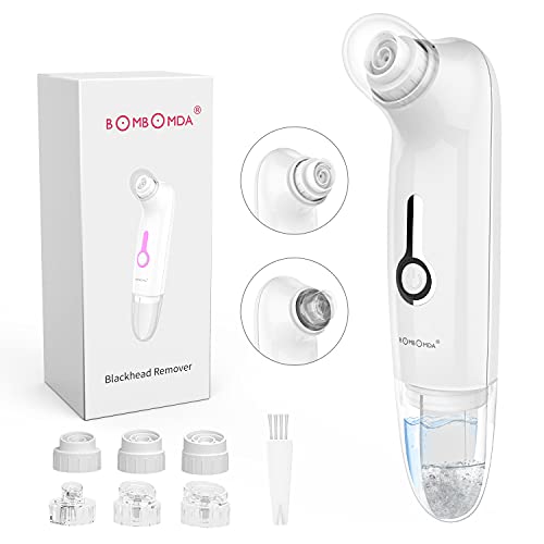 Blackhead Remover Pore Vacuum Cleaner, Electric Facial Blackhead Suction Tool, Acne Comedone Whitehead Extractor with 6 Replaceable Probes, USB Rechargeable Blackhead Vacuum Kit for Women&Men