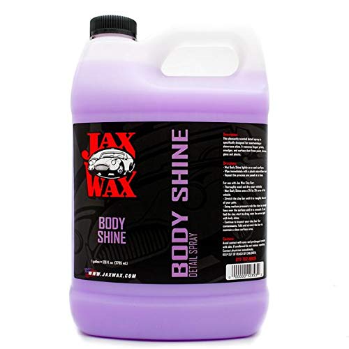 Jax Wax Body Shine Detailer - Spray Car Wax, 1 Gallon