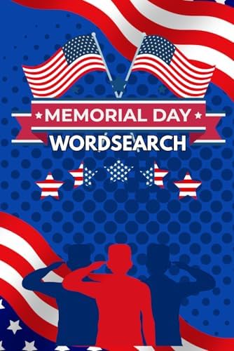 Memorial Day Word Search Book: Patriotic Puzzle Activity Book for Kids ...