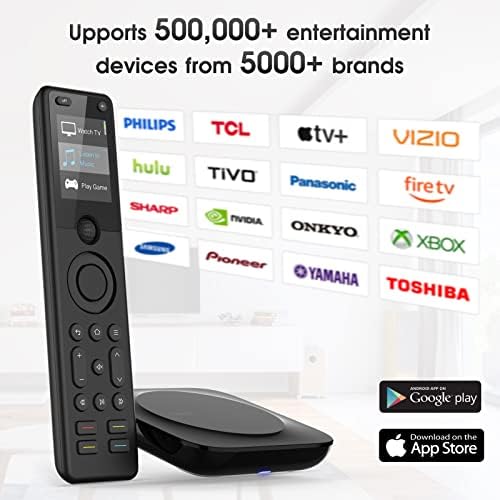 SofaBaton X1 Universal Remote Control with Hub - All in One Smart Remote Control with Customize Activities for Bluetooth IR 2.4G Devices Compatible with Alexa