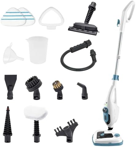 Di4 SteamClean Multi 12 ProMax Multifunktionaler Dampfreiniger 12 in 1, 1500W, Entfernt 99,9% der Viren und Bakterien, Dampfreiniger Haushaltsreinigung ECO ohne Reinigungsmittel, P
