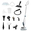 Di4 SteamClean Multi 12 ProMax, Lavapavimenti a Vapore Multifunzione 12 in 1, 1500W, Elimina 99,9% di Virus e Batteri, Scopa Vapore ECO, Steam Cleaner per tutta la casa, Pulitore Vetri, Pulisci Divano