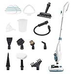 Di4 SteamClean Multi 12 ProMax, Balais Vapeur Multifonction 12 en 1, 1500W, Élimine 99,9% des virus et bactéries, Steam Cleaner ECO Sans Détergents, Nettoyeur Vitre, Nettoyeur Vapeur Canapé