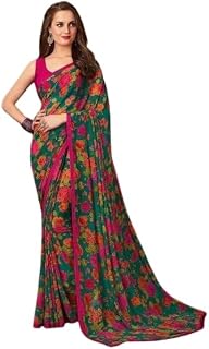 Georgette Saree With Blouse Price In India