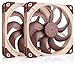 Produktbild Noctua NF-A14x25 G2 PWM Sx2-PP, Doppellüfter-Set für Push-Pull und Side-by-Side Anwendungen (Braun)