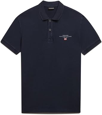 Napapijri Blue Cotton Men Polo Shirt