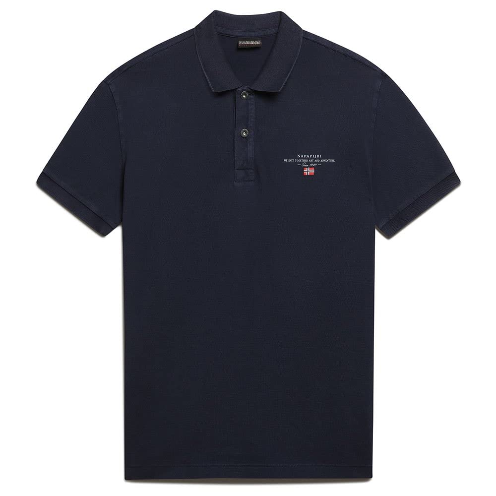 Napapijri Men's Marine Blue Polo Man, Xxl