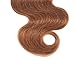 YOUNGHANN Brown Bundles Human Hair Ombre Body Wave Human Hair Bundles 26 28 30 Inch Two Tone Chocolate And Brown Bundles 8A Grade Brown Body Wave Bundles Weave Extensions Hair For Women