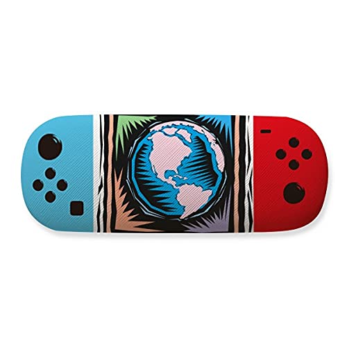 Étui de rangement pour lunettes motif mexicain bleu - Boîte rigide compacte pour vos montures