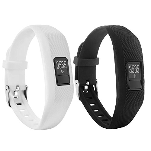 VAN-LUCKY Replacement Wrist Band with Metal Buckle for Garmin Vivofit 3 with Clasps Fitness Bands Suitable to (Not for Garmin Vivofit/Garmin Vivofit 2,No Tracker)