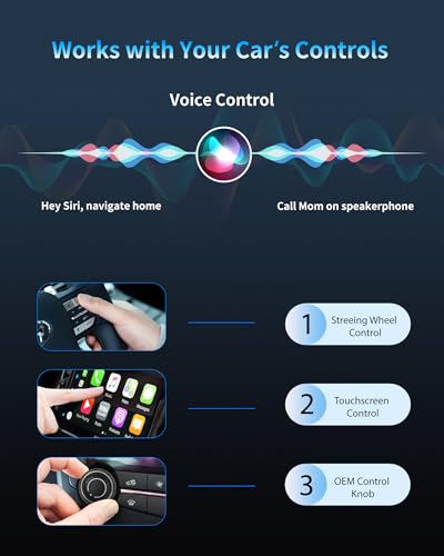 Image of Wireless CarPlay Adapter for iPhone Plug & Play Seamless Connection Convert Wired to Wireless CarPlay for iOS 10+ and Cars from 2016