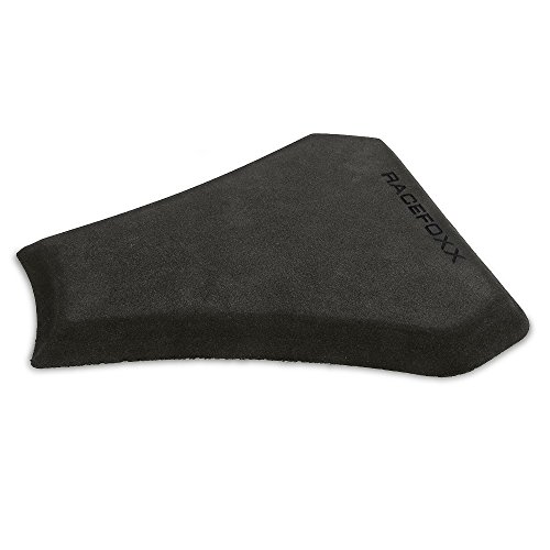RACEFOXX Motorcycle Foam Rubber Seat Pad, 15 mm, Self-Adhesive, 130 mm x 305 mm, Lasered Logo