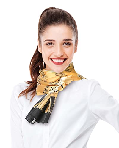 CBC Crown Women's Fashion Music Note Scarf (Various Patterns, Colors)4